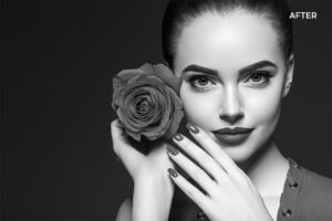 black and white effect