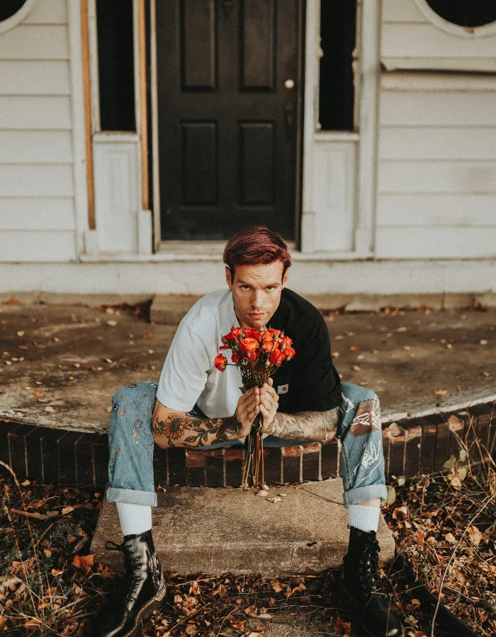 posing idea for men