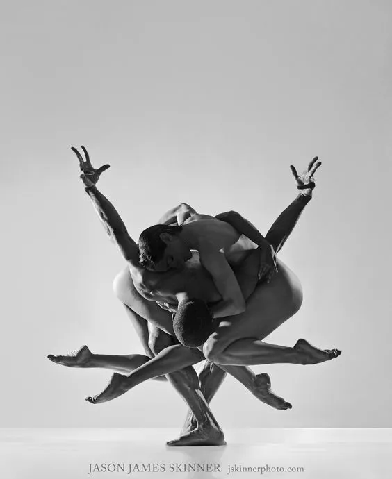 Team nude portrait photography