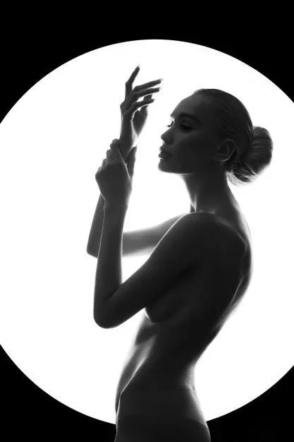 Frame nude portrait photography