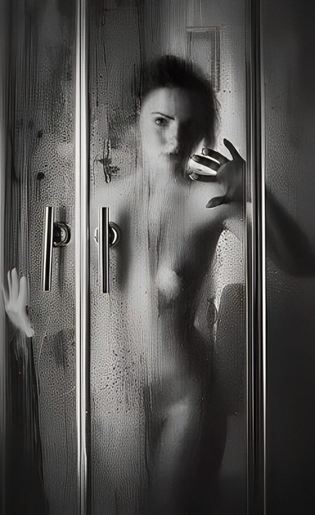 Partial semi nude photo