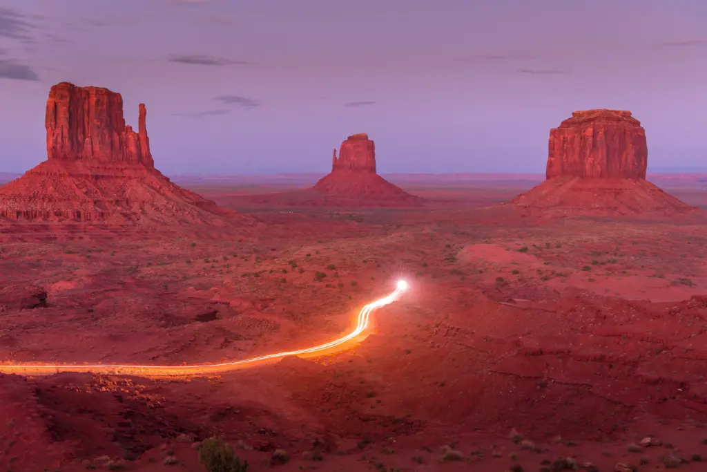 Landscape photo of a desert