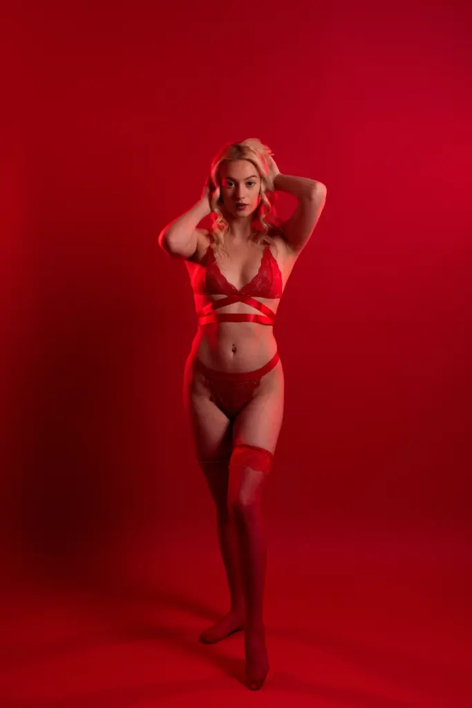 Red themed sexy photos