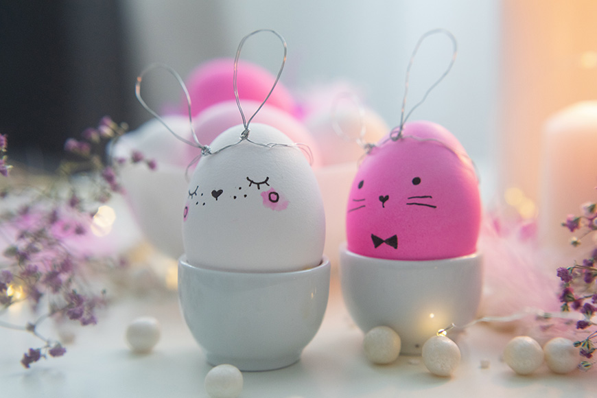 decorated eggs