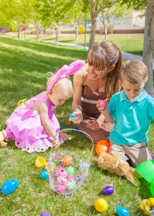 easter family photoshoot
