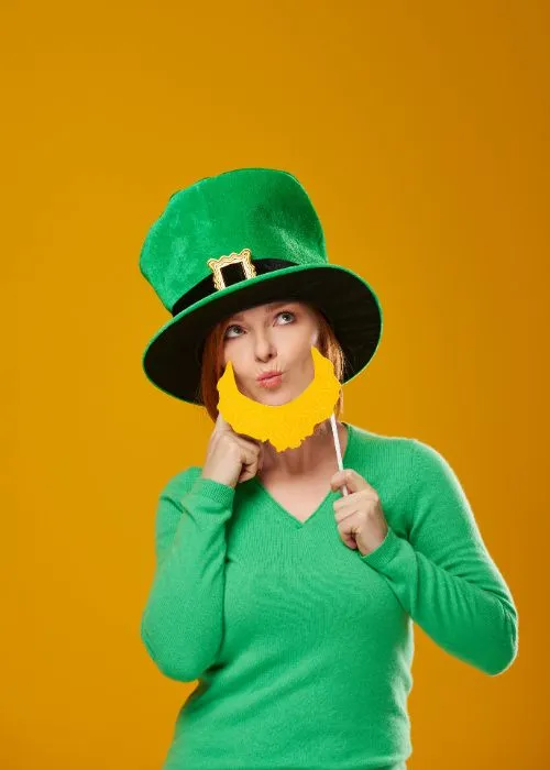 leprechaun portrait for st patricks day photoshoot