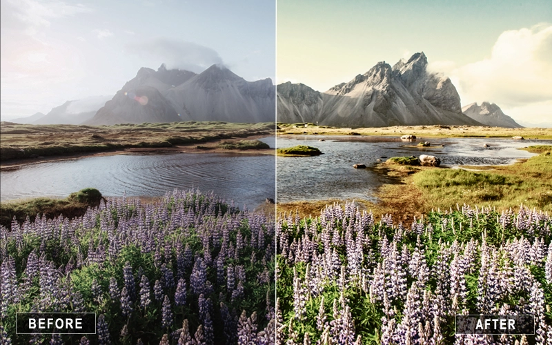 landscape hdr photoshop action, professional hdr photoshop actions, creative hdr photoshop actions