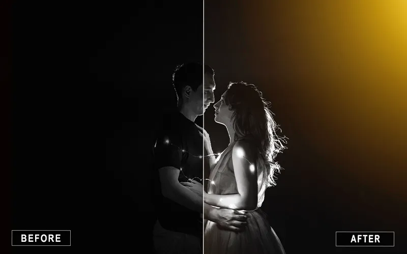 Red Lighting Overlay, Light Overlays in Photoshop, Light Glare in Photoshop