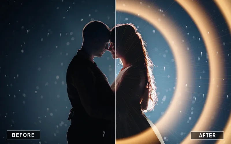 Soft Light Overlay, Light Effect Overlay in Photoshop